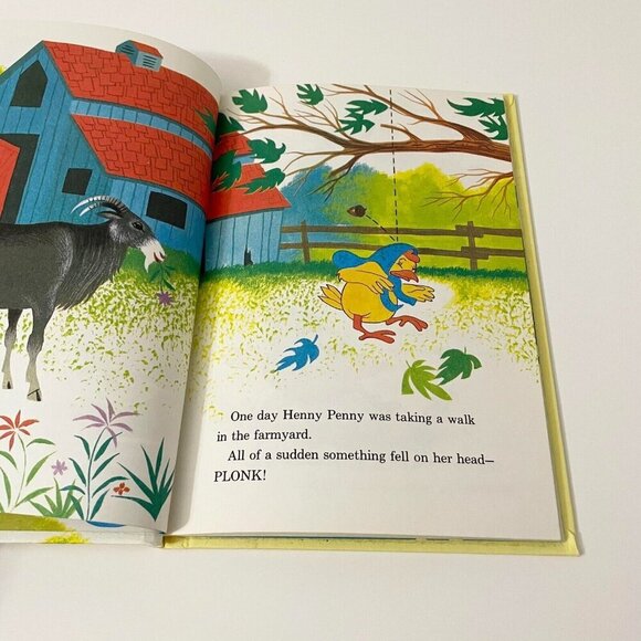 Vtg 1978 Disney Henny Penny and the Big Bad Wolf Wonderful World of Reading - Picture 12 of 16